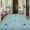 Cyan, variant on Area Rug 5x7 Indoor Floral Insect Pattern, Ultra Soft Machine Washable Stain Resistant, Non-Slip Backing Low Pile for Living Room Bedroom Dining Office