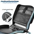 thumbnail image 5 of WOBOGO Portraits Of Men Ring Binder Bag 1.5in Folder Organizer with Shoulder Strap for 13Inch Laptop and 500 Sheets of Paper, 5 of 8