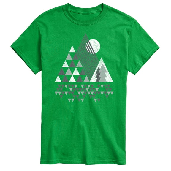 Instant Message - Geometric Triangles  - Men's Short Sleeve Graphic T-Shirt