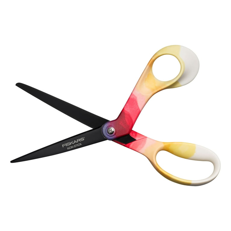 Fiskars Explore 8-inch Fashion Non-Stick Scrapbook Scissors
