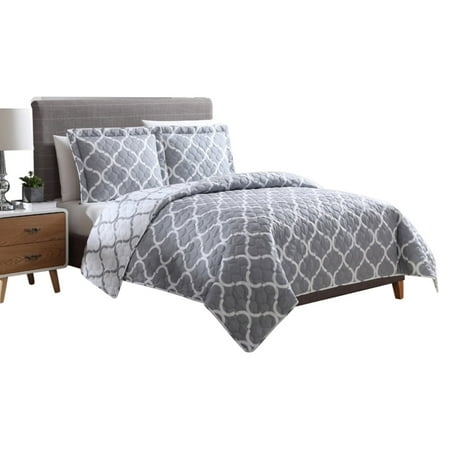 Dante Ogee 3 Piece Quilt Set, Queen