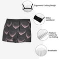 thumbnail image 3 of Gaeub pink hearts Print Men's Boxer Briefs,Super Fit Boxer Briefs for Men,Quick-Dry Underwear with 4-Way Stretch-Large, 3 of 5