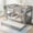 Grey, variant on Sailvan Bunk Bed Twin Over Twin,Convertible into Two Twin Size Beds, with Ladder and Safety Guardrails,Rubber Wood