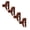Brown*4, variant on Tapestry Hangers,Blanket Display Hooks,Small Quilt Hangers for Wall Hangings,Blanket Hanger Clamps,Carpet Rug Display,Wooden Wall Clips for Hanging,Quilt Wall Hangers,Brown*2