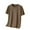 Coffee, variant on Summer Beach Shirt Men,Oversized Tshirts for Man,Men Shirts Crewneck Striped Loose Casual Short Sleeve Blouses,Green,XXL
