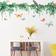 thumbnail image 2 of Tropical Leaves Wall Decals Hanging Vines Green Plants Wall Stickers DIY Removable Peel and Stick Wall Art Decals Living Room Bedroom Office Wall Decor, 2 of 8