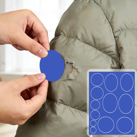 Down Jacket Repair Patch, Self Adhesive Patches, Patches For Clothes, Washable Seamless Adhesive Repair Patches for Down Jacket, Tent, Backpack & Inflatable Pad