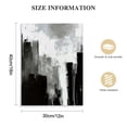 thumbnail image 2 of JRXY Black and White Abstract Canvas Painting Minimalist Textured Wall Art for Living Room Bedroom Office Decor, Modern Black White Grey Gold Wall Art 12x16 in, 2 of 5