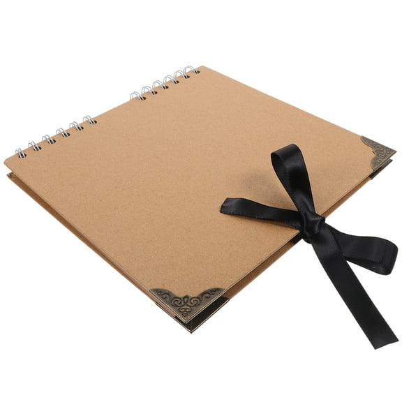 unbranded Scrapbook Stickers Photo Album Scrapbook 20.5X20.5CM Brown