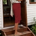thumbnail image 6 of Axiiglly Shorts for Women Cotton Linen Stretch High Waisted Bermuda 2 Pockeets Shorts Boho Vacation Knee Length Capris Shorts, S-3XL, 6 of 9