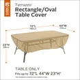 thumbnail image 2 of Classic Accessories Terrazzo Water-Resistant 72 Inch Rectangular/Oval Patio Table Cover, 2 of 5