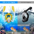 thumbnail image 1 of Máscara De Buceo Máscara De Buceo Máscara de buceo Lente antivaho Gafas de natación Máscara Equipo de cuidado de buceo (blanco amarillo), 1 of 8