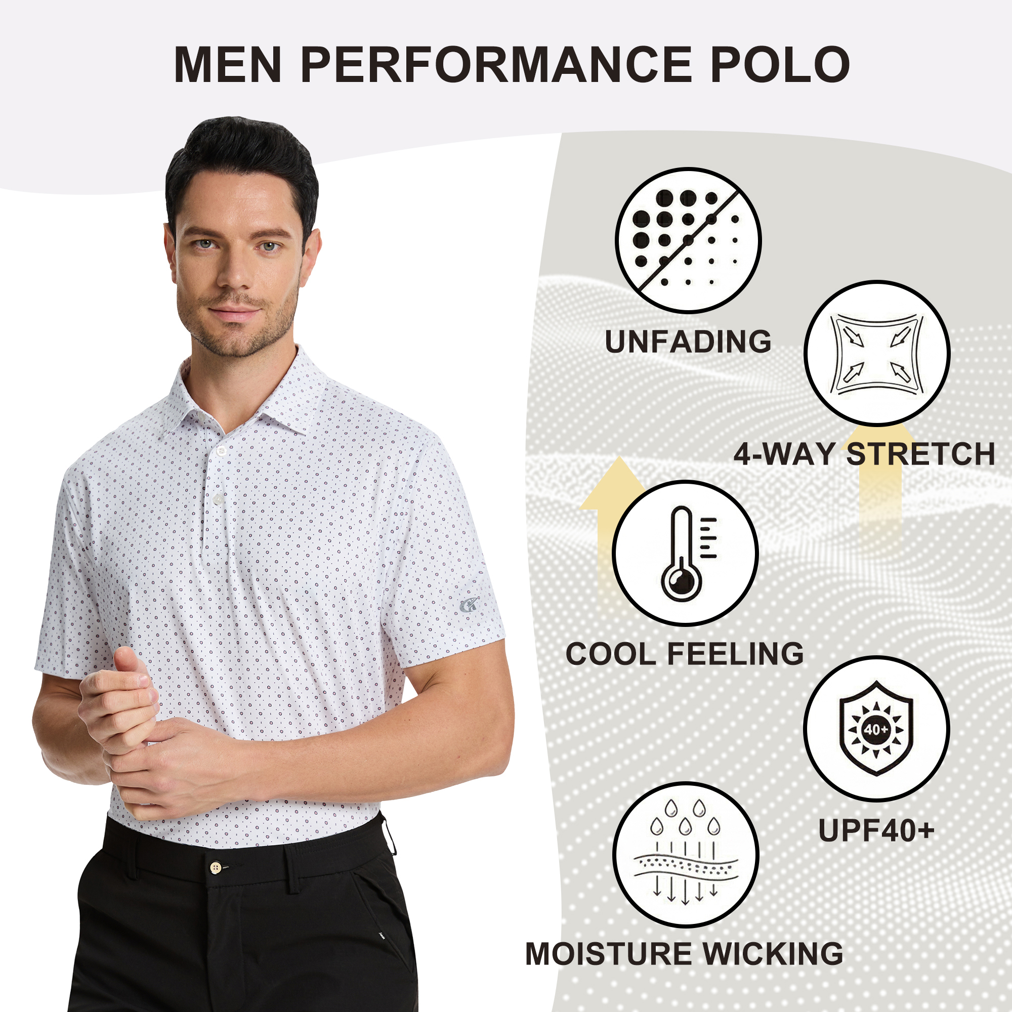 Xidunhg Men's Performance Golf Polo Shirt photo 3
