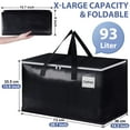 thumbnail image 4 of Heavy Duty Extra Large Moving Bags ,Alternative for Moving Boxes & Moving Supplies,Storage Totes with Zipper,Reinforced Handles and Tag Pocket-Collapsible Moving Supplies(Black,6 Pack), 4 of 10