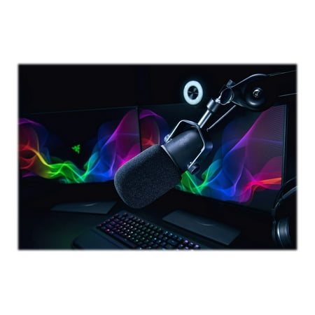 Razer Seiren Elite: Single Dynamic Capsule - Built-In High-Pass Filter - Digital/Analog Limiter - Professional Grade Streaming Microphone