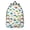 Dinosaur and Silhouettes, variant on Dinosaur and Silhouette White Pattern Backpack for School, Cute School Bag with Adjustable Shoulder Straps and Padded Back, 15.7"x11.8"x5.5"