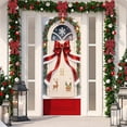 thumbnail image 4 of Dmlowu Christmas Decorations Door Cover - 2025 Holiday Party Christmas Door Cover, 35x73 inch Exquisite Christmas Door Covers Present for Christmas Decorations Indoor & Outdoor, 4 of 7