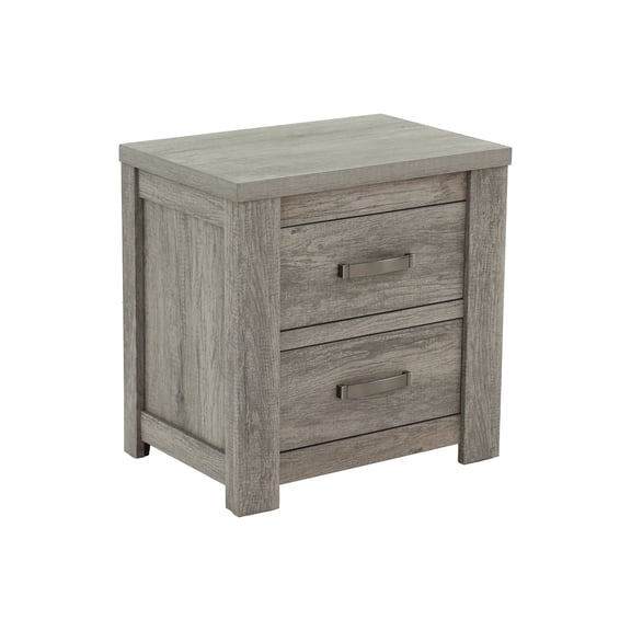 Bedside Nightstands, NIGHTSTAND in Light Gray Oak, Light Gray Wooden Nightstands,Wood Nightstands With Storage, Furniture Bedroom Furniture Nightstands