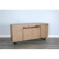thumbnail image 4 of Sunny Designs Vivian Modern Mahogany Media Console Server in Light Brown, 4 of 9