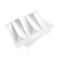 thumbnail image 4 of Milue Silicone Fondant Mould Triangular-Rhombus Shape Sugar Mould Cookie Baking Mold, 4 of 10