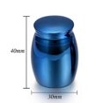 thumbnail image 5 of ZHOUBA Compact Pets Urn Easy Use Metal Sealed Waterproof Ashes Casket for Home, 5 of 5