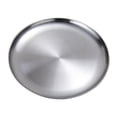 thumbnail image 1 of Plato Plano De Acero Inoxidable, Plato Grueso Con Doble Aislamiento Para Barbacoa, 14cm, 5x, 1 of 8