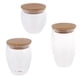 thumbnail image 4 of Vasos de doble pared Vasos cristalería perfecta para matutino, té, más leche, cerveza estilo-1, 4 of 9