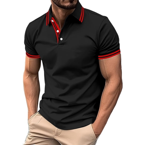 Afdoent Men's Polo Shirts Male Shirt Short Sleeve Breathable Tennis Summer Leisure Sports Polo Shirts Casual Bussiness