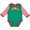 Green and Red, variant on Inktastic Cement Mixer Construction Boys Long Sleeve Baby Bodysuit