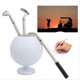 thumbnail image 2 of Soporte para BolíGrafo con Pelota de Golf, Soporte para BolíGrafo Modelo de Golf con 3 BolíGrafos de Golf, para Hombres, Papá, Golfista, Amante del Golf, , 2 Piezas, 2 of 5