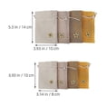 thumbnail image 2 of 8pcs Empty Scented Flower Pouch Dried Flower Sachet Bag Refillable Lavender Sachet Bag, 2 of 3