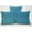 Aqua, variant on Waterproof Canvas Pillowcase / Pillow Cover by Penny's Needful Things (12 x 12) (White)