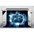 thumbnail image 1 of EREHome Polyester Fabric 7x5ft Aglare Pumpkin Lanterns Photography Backdrop Background Photo Background Studio Prop, 1 of 2