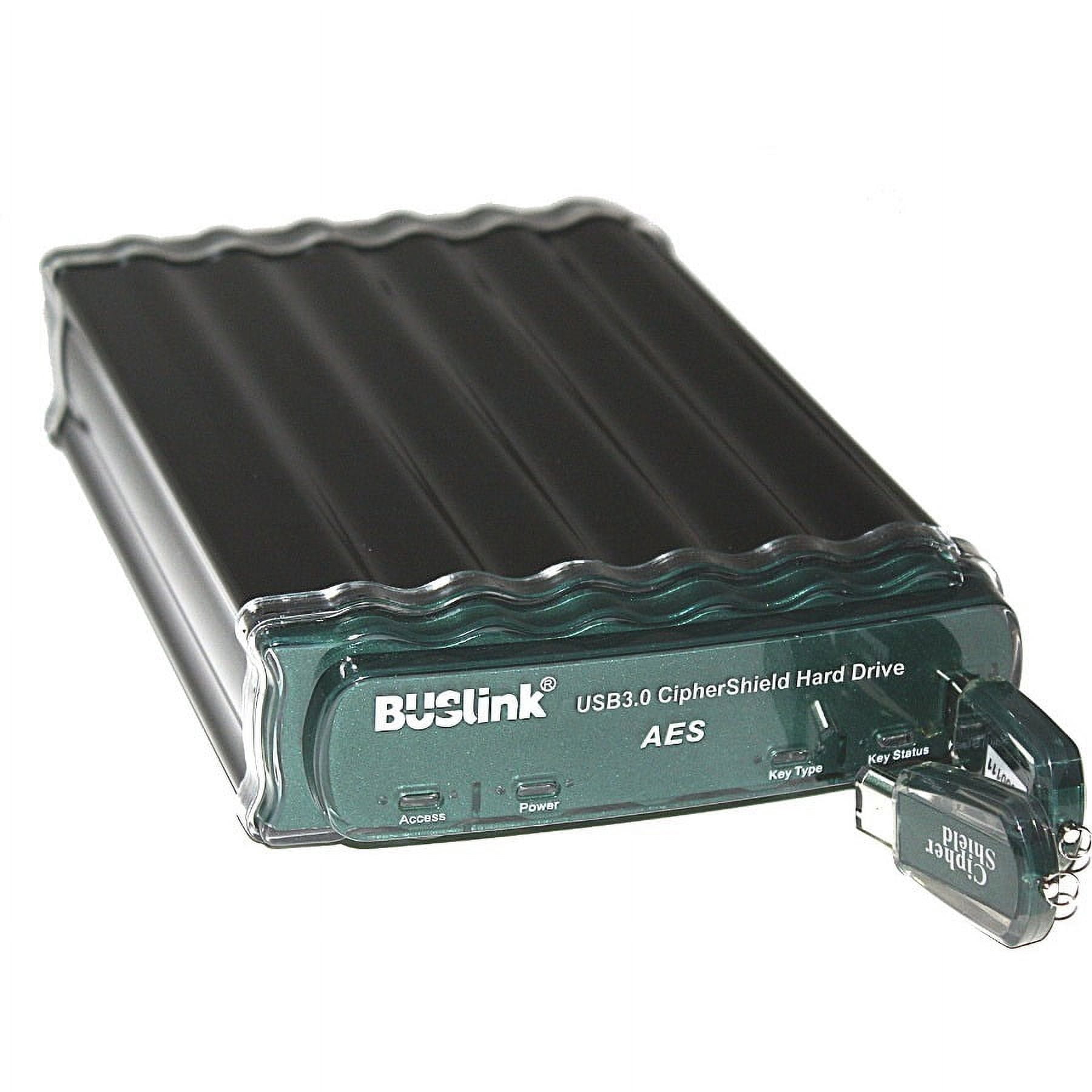 Buslink CipherShield CSE-12T-SU3 12 TB External Hard Drive - SATA - Portable - eSATA, USB 3.0