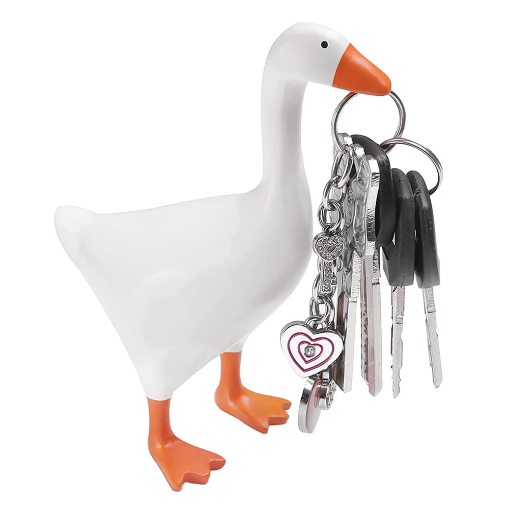 Untitled Goose Game Key Holder Figurine Statue Model With 