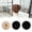 Beige M+Coffee M+Black M-3PCS, variant on Meidiya Women Hair Circle Rope Fluffy Donut Bun Maker Braider Headwear Hairstyle Tool