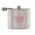 thumbnail image 2 of Spread Love Everywhere You Go Heart Stainless Steel 5oz Hip Drink Kidney Flask, 2 of 4