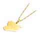 thumbnail image 1 of Collar de cadena de Metal Minnieouse con colgante de mapa de Siria, 1 of 6