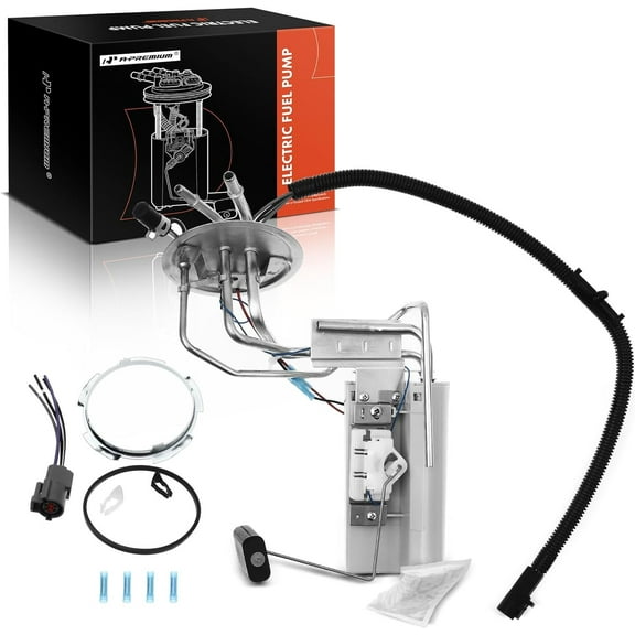 A-Premium Electric Fuel Pump Module Assembly w/Sending Unit Compatible with Ford F-150 F-250 F-350 1992-1997 F Super Duty 1992-1996, Left, Replace# F6TZ9A407KA