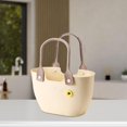 thumbnail image 1 of Canasta de organizador de ducha, cesta de baño en dormitorios Mango cómodo de almacenamiento práctico Bin Bath Storage Organizer Bin para el hogar, 1 of 8