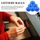 thumbnail image 3 of 25 bolas de lotería de plástico huecas para actividades de mesa, pelotas de ping pong para decoración de fiestas, 40 mm de diámetro, color azul, 3 of 6