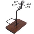 thumbnail image 3 of Wine Glass Holder, Rust Resistance Stable Structure Glass Drying Rack, Easy To Clean Wine Glass , For Homes Bars Black, 3 of 8
