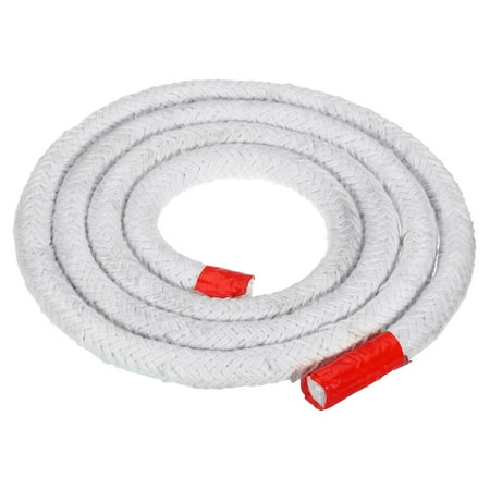 

Uxcell 6.57ft x 0.59 inch Ceramic Fiber Rope Round Braided Gasket Seal White