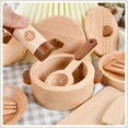thumbnail image 3 of Wooden Children‘s Kitchen Preschool Toys Fruits And Vegetables Simulation Play House Kitchenware Cognitive Wooden Model Toys, 3 of 7