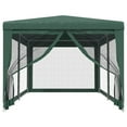thumbnail image 3 of Carevas Party Tent with 6 Mesh Sidewalls Green 9.8'x19.7' HDPE, 3 of 7