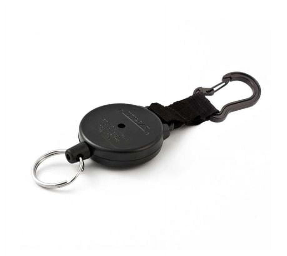 KEY-BAK 0488-603 Key Reel,28" L,Black,1-1/8" Ring dia.