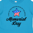 thumbnail image 4 of Inktastic Memorial Day Land of the Free Because of the Brave Boys or Girls Toddler T-Shirt, 4 of 5