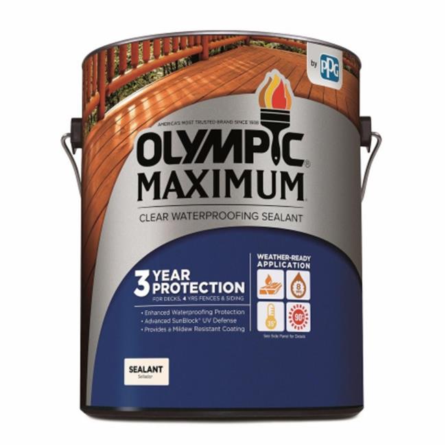 PPG Glidden 57500A01 Maximum Exterior Alkyd Naturaltone Paint Clear
