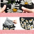 thumbnail image 4 of Daisy Foldable Car Trash Bin with Lid, Leak-Proof Mini Trash Can for Car with Hanging Storage Bag, 4 of 6