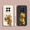 thumbnail image 2 of Phone Case For Huawei MATE 10 20 20X 30 40 50 P20 P30 P40 P50 10 PRO PLUS Case Cover Funda Cqoue Shell Capa Cute T-Teddy Bear, 2 of 5